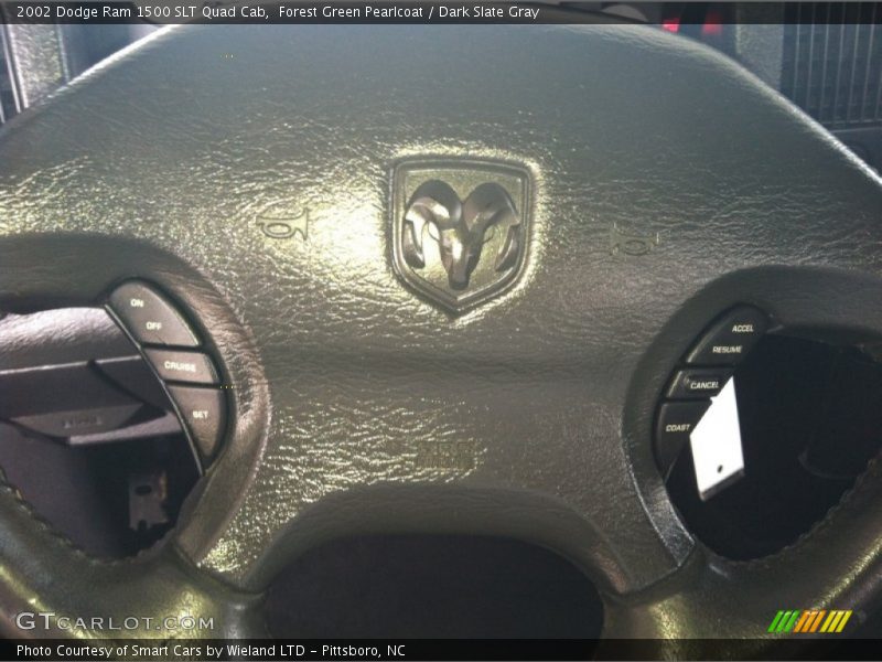 Forest Green Pearlcoat / Dark Slate Gray 2002 Dodge Ram 1500 SLT Quad Cab