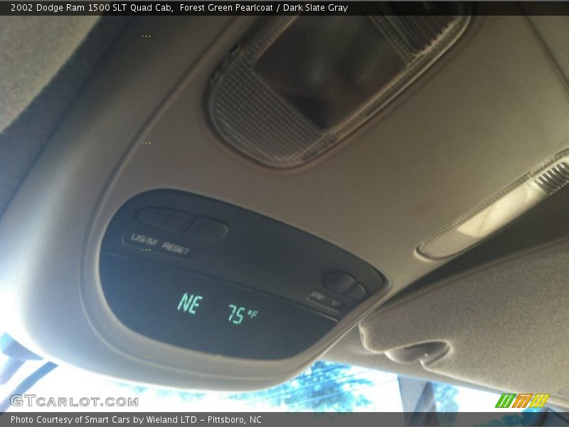 Forest Green Pearlcoat / Dark Slate Gray 2002 Dodge Ram 1500 SLT Quad Cab
