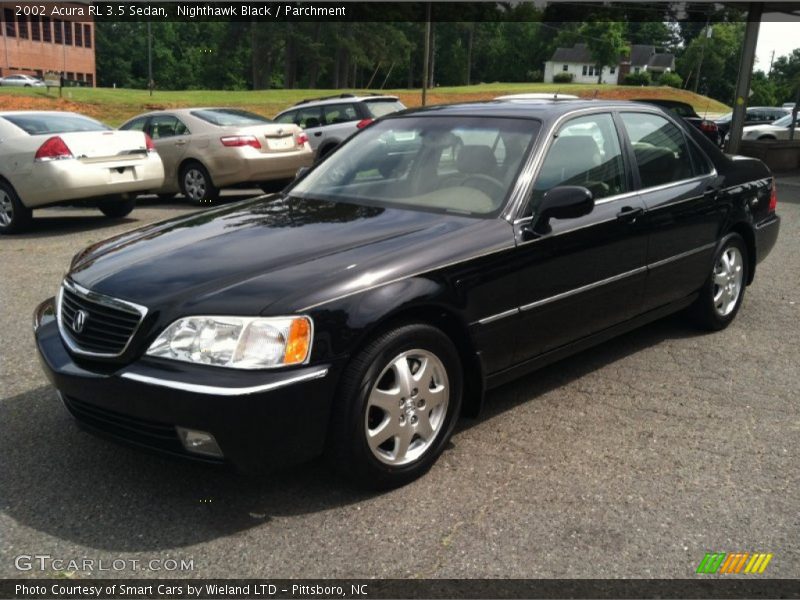 Nighthawk Black / Parchment 2002 Acura RL 3.5 Sedan