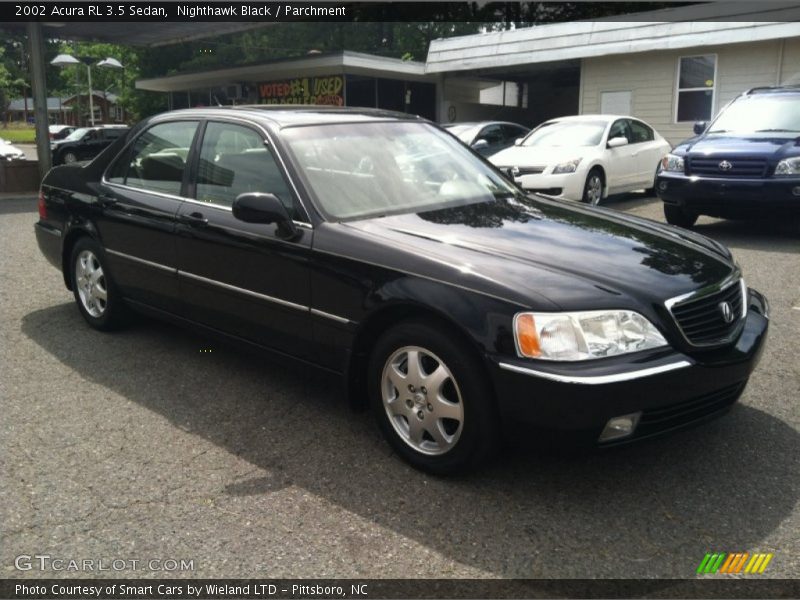 Nighthawk Black / Parchment 2002 Acura RL 3.5 Sedan
