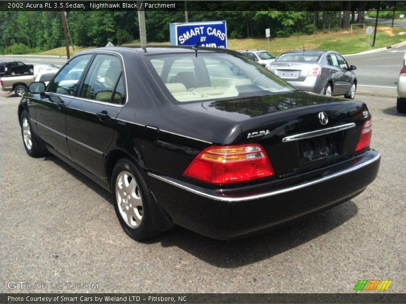 Nighthawk Black / Parchment 2002 Acura RL 3.5 Sedan
