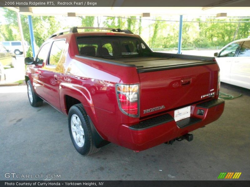 Redrock Pearl / Beige 2006 Honda Ridgeline RTS