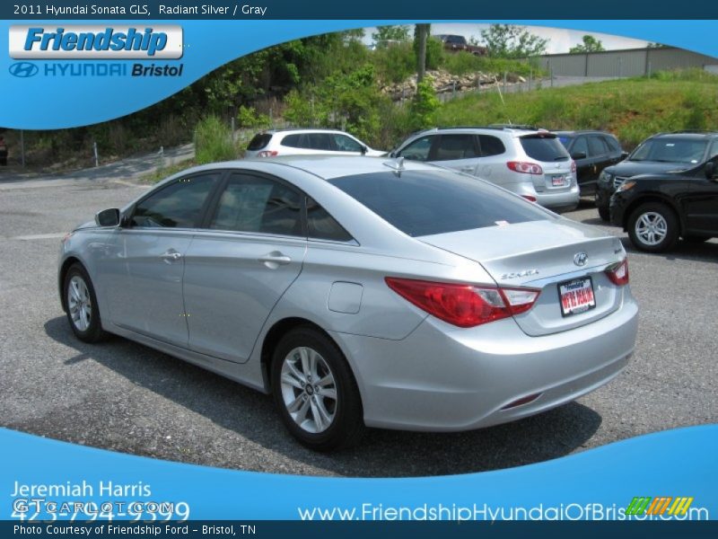 Radiant Silver / Gray 2011 Hyundai Sonata GLS