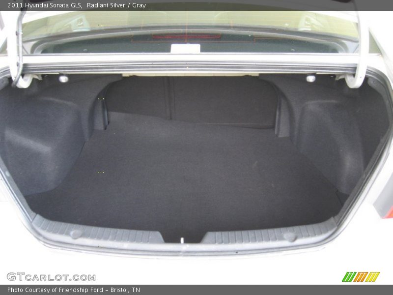 Radiant Silver / Gray 2011 Hyundai Sonata GLS