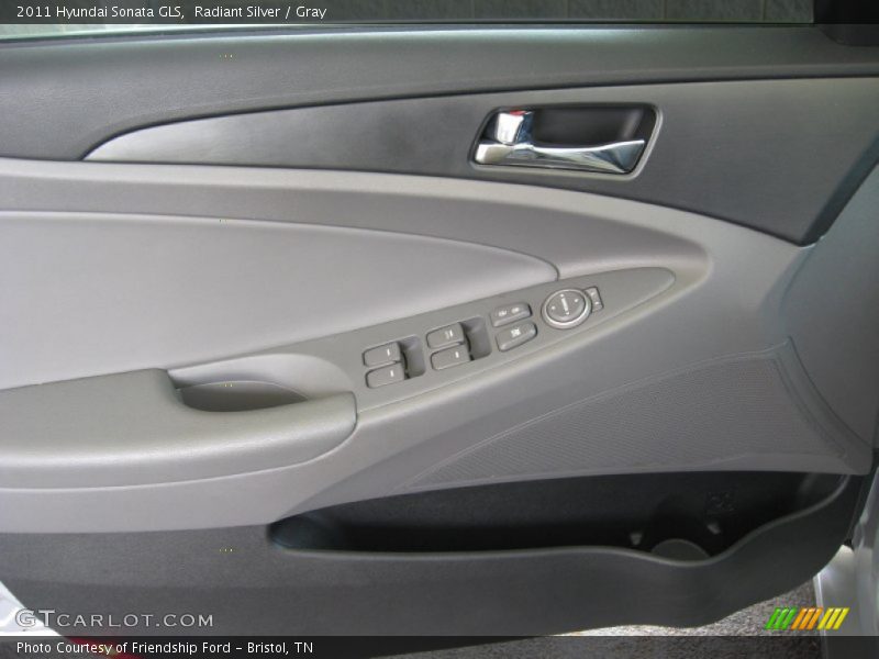 Radiant Silver / Gray 2011 Hyundai Sonata GLS