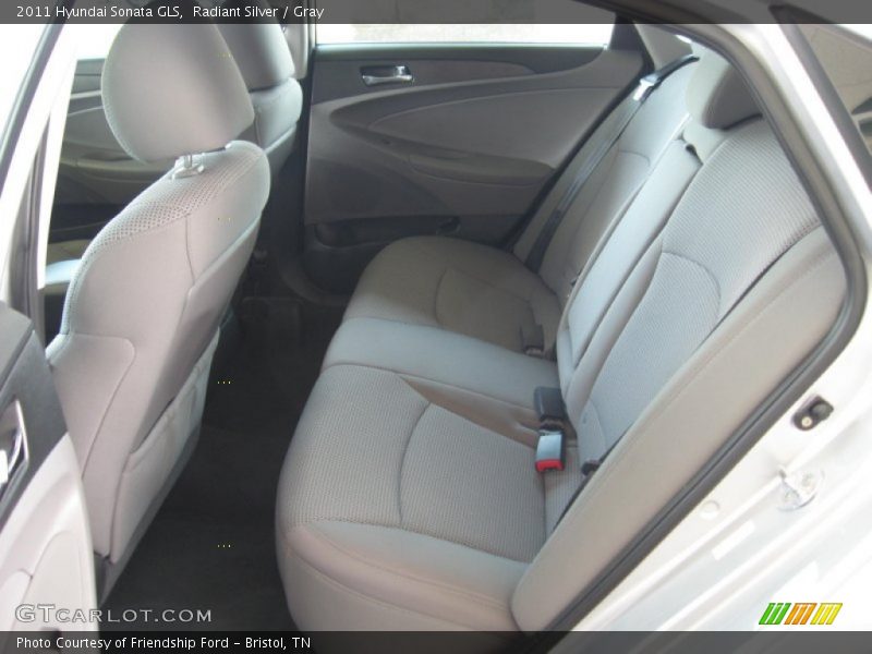 Radiant Silver / Gray 2011 Hyundai Sonata GLS