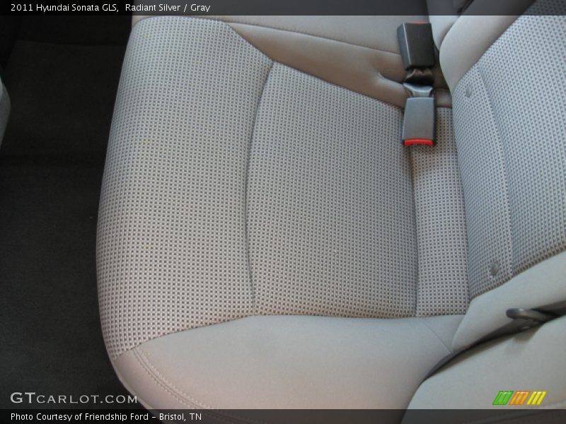 Radiant Silver / Gray 2011 Hyundai Sonata GLS