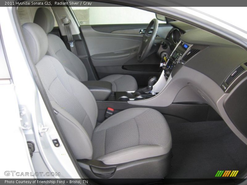 Radiant Silver / Gray 2011 Hyundai Sonata GLS