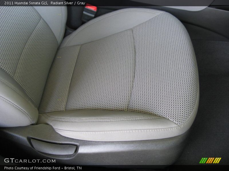 Radiant Silver / Gray 2011 Hyundai Sonata GLS