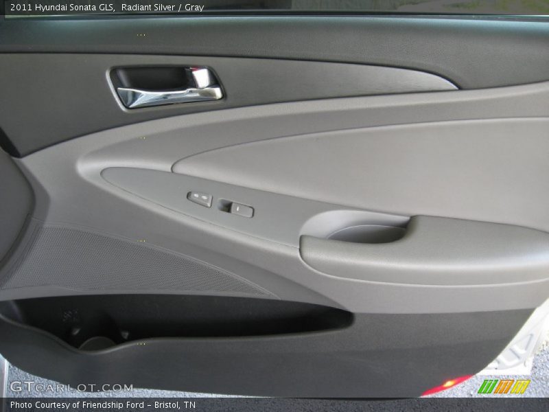 Radiant Silver / Gray 2011 Hyundai Sonata GLS