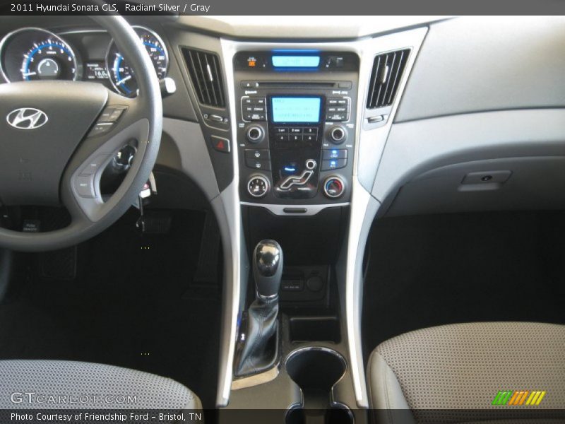 Radiant Silver / Gray 2011 Hyundai Sonata GLS