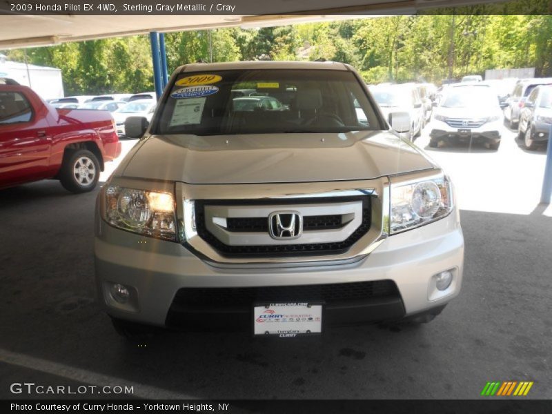 Sterling Gray Metallic / Gray 2009 Honda Pilot EX 4WD