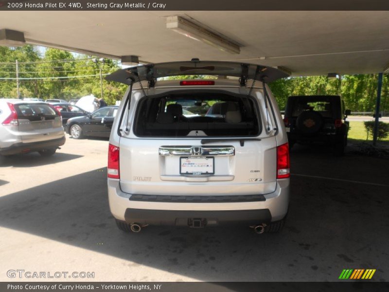 Sterling Gray Metallic / Gray 2009 Honda Pilot EX 4WD