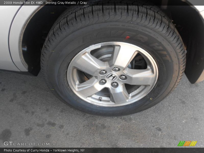 Sterling Gray Metallic / Gray 2009 Honda Pilot EX 4WD