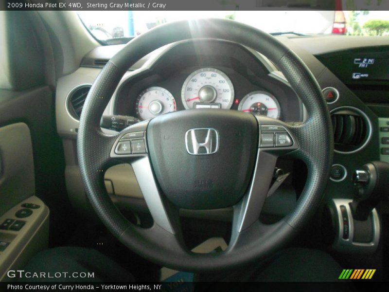 Sterling Gray Metallic / Gray 2009 Honda Pilot EX 4WD