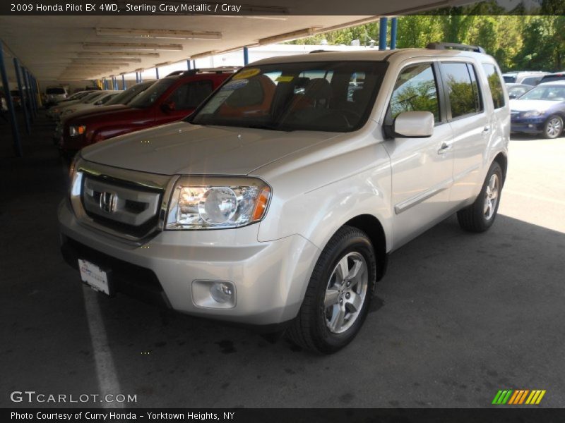 Sterling Gray Metallic / Gray 2009 Honda Pilot EX 4WD