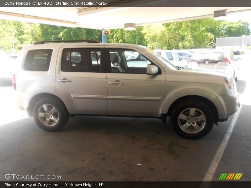 Sterling Gray Metallic / Gray 2009 Honda Pilot EX 4WD