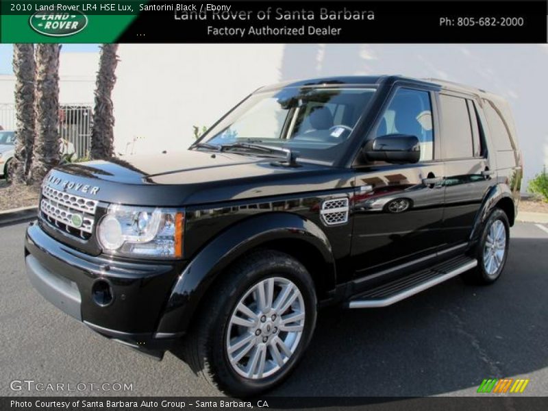 Santorini Black / Ebony 2010 Land Rover LR4 HSE Lux