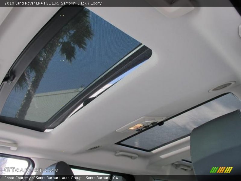 Santorini Black / Ebony 2010 Land Rover LR4 HSE Lux