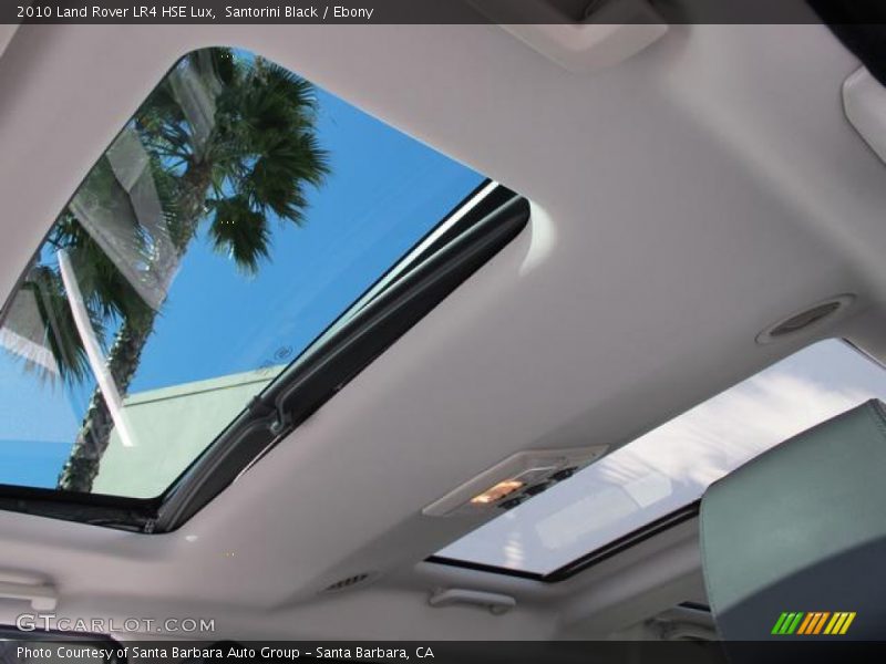 Santorini Black / Ebony 2010 Land Rover LR4 HSE Lux