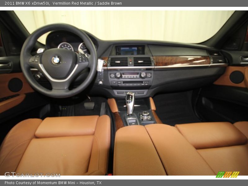 Vermillion Red Metallic / Saddle Brown 2011 BMW X6 xDrive50i