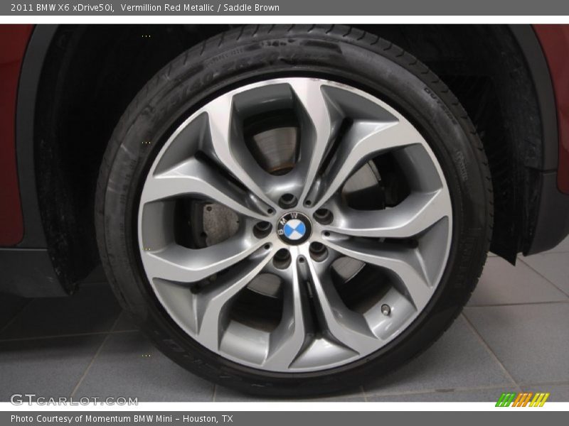 Vermillion Red Metallic / Saddle Brown 2011 BMW X6 xDrive50i