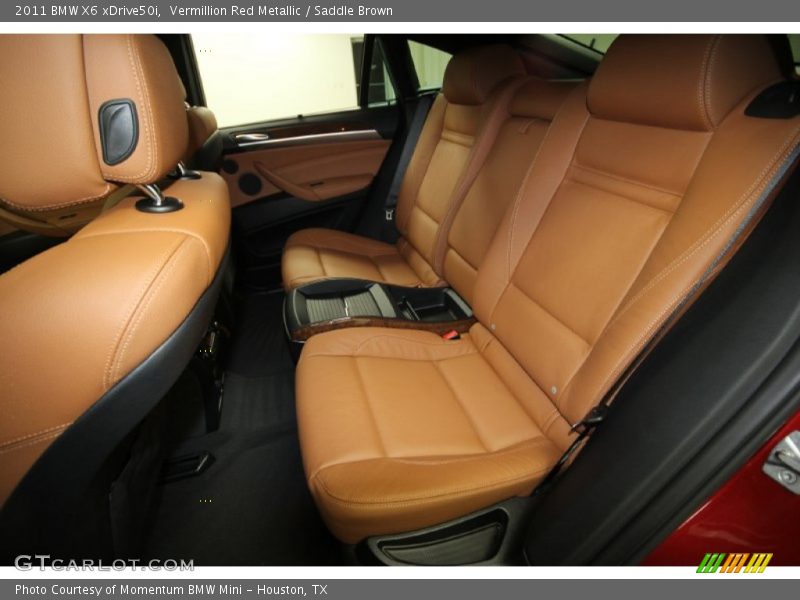 Vermillion Red Metallic / Saddle Brown 2011 BMW X6 xDrive50i