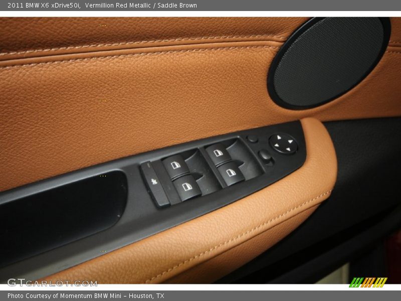 Vermillion Red Metallic / Saddle Brown 2011 BMW X6 xDrive50i