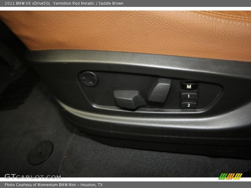 Vermillion Red Metallic / Saddle Brown 2011 BMW X6 xDrive50i