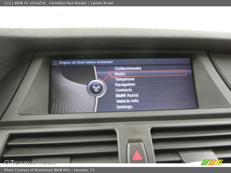 Vermillion Red Metallic / Saddle Brown 2011 BMW X6 xDrive50i