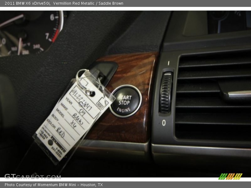 Vermillion Red Metallic / Saddle Brown 2011 BMW X6 xDrive50i
