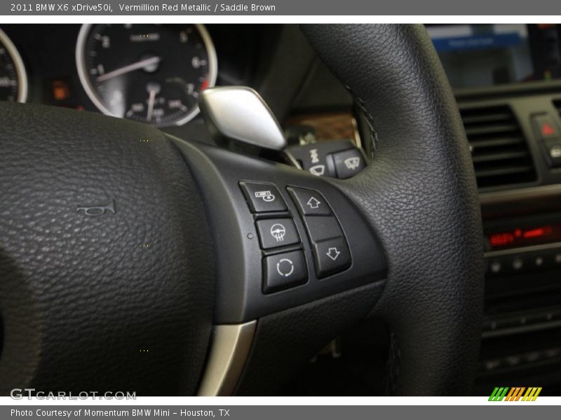 Vermillion Red Metallic / Saddle Brown 2011 BMW X6 xDrive50i