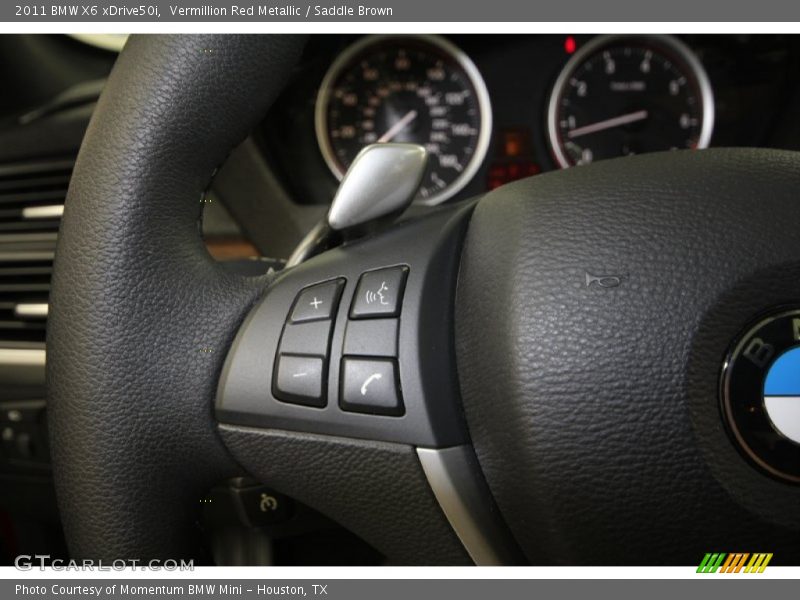 Vermillion Red Metallic / Saddle Brown 2011 BMW X6 xDrive50i