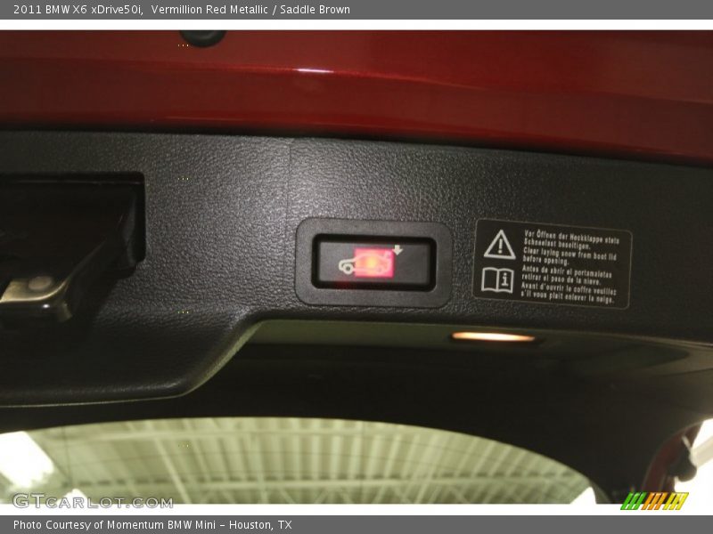 Vermillion Red Metallic / Saddle Brown 2011 BMW X6 xDrive50i