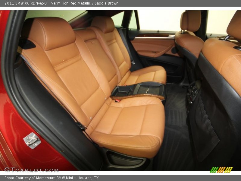 Vermillion Red Metallic / Saddle Brown 2011 BMW X6 xDrive50i