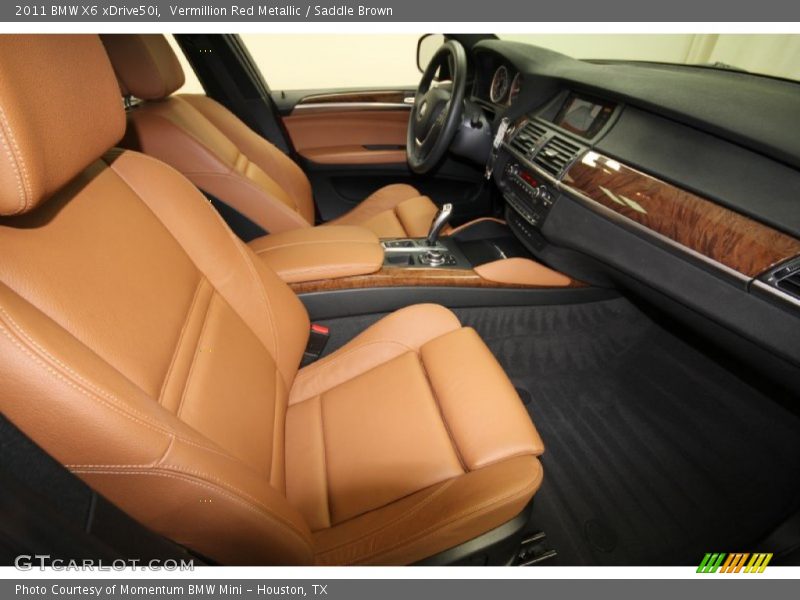 Vermillion Red Metallic / Saddle Brown 2011 BMW X6 xDrive50i