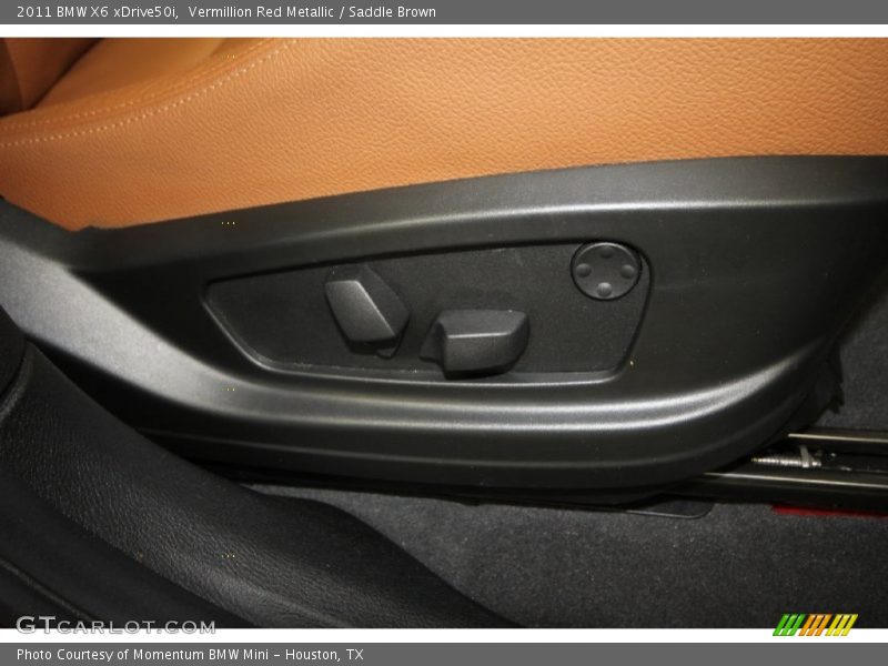 Vermillion Red Metallic / Saddle Brown 2011 BMW X6 xDrive50i