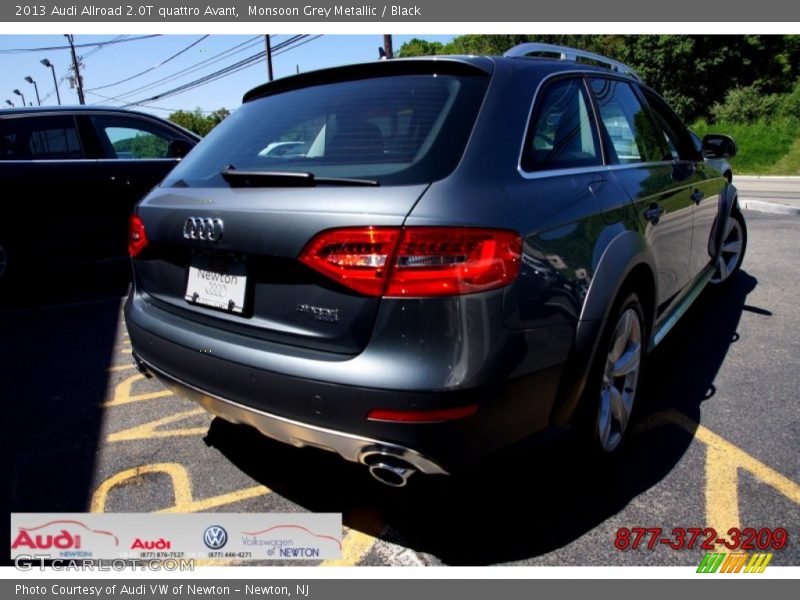 Monsoon Grey Metallic / Black 2013 Audi Allroad 2.0T quattro Avant