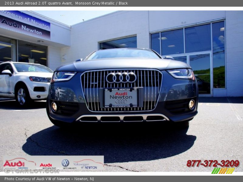 Monsoon Grey Metallic / Black 2013 Audi Allroad 2.0T quattro Avant