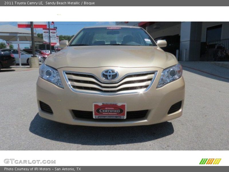Sandy Beach Metallic / Bisque 2011 Toyota Camry LE
