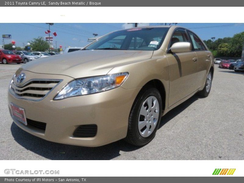 Sandy Beach Metallic / Bisque 2011 Toyota Camry LE