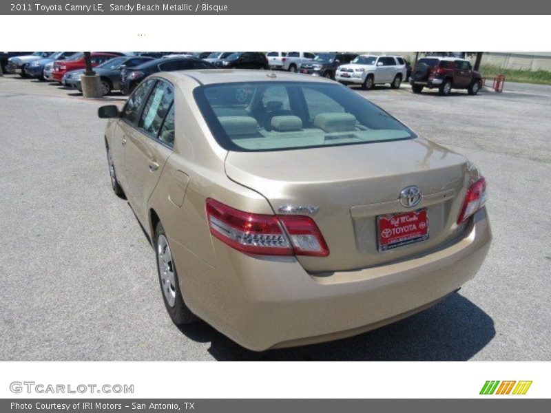 Sandy Beach Metallic / Bisque 2011 Toyota Camry LE