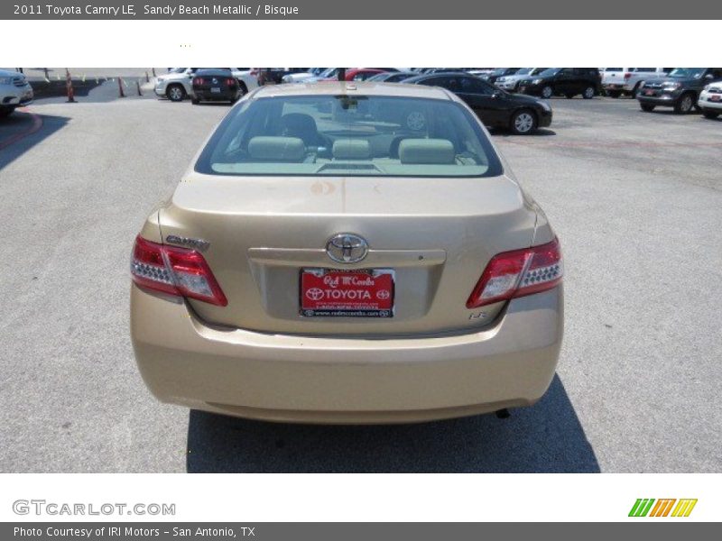 Sandy Beach Metallic / Bisque 2011 Toyota Camry LE