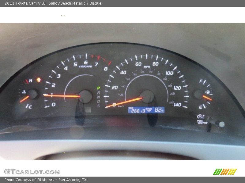 Sandy Beach Metallic / Bisque 2011 Toyota Camry LE