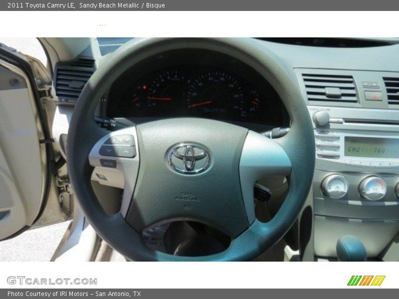 Sandy Beach Metallic / Bisque 2011 Toyota Camry LE