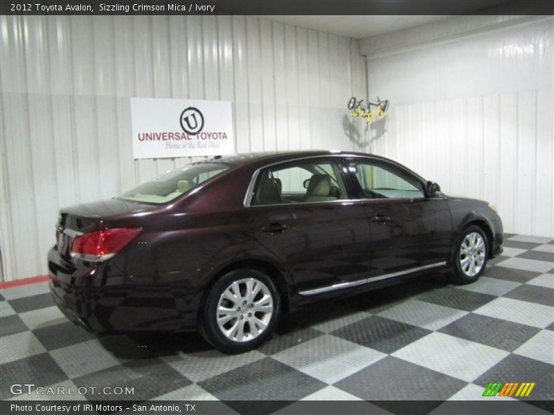 Sizzling Crimson Mica / Ivory 2012 Toyota Avalon