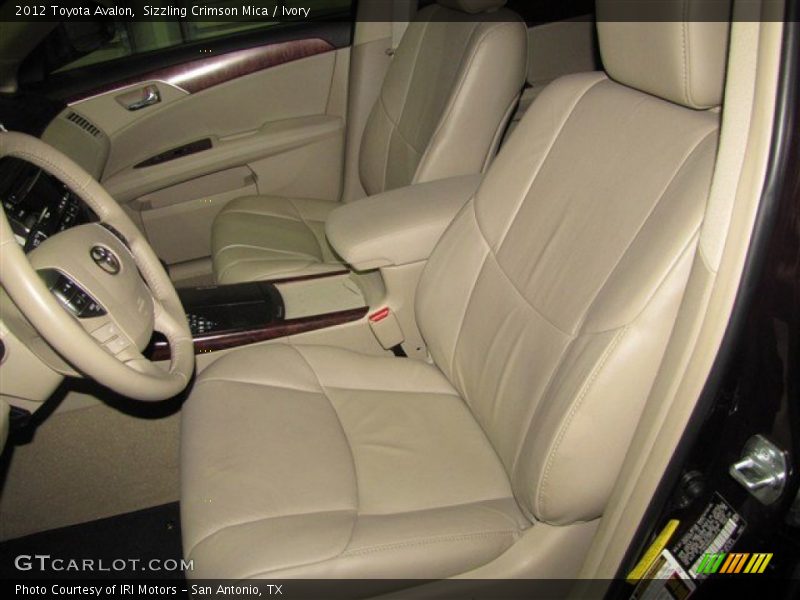 Sizzling Crimson Mica / Ivory 2012 Toyota Avalon