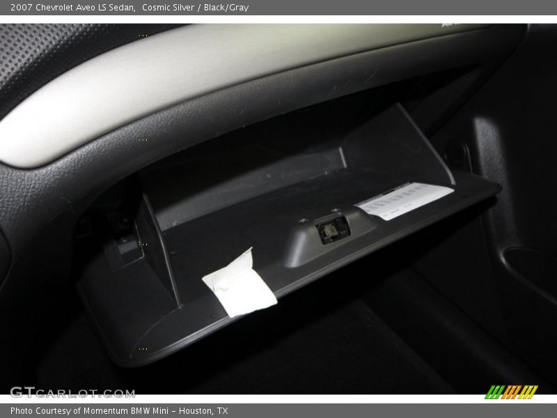 Cosmic Silver / Black/Gray 2007 Chevrolet Aveo LS Sedan