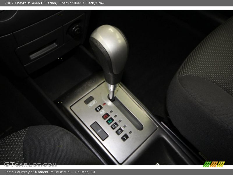 Cosmic Silver / Black/Gray 2007 Chevrolet Aveo LS Sedan