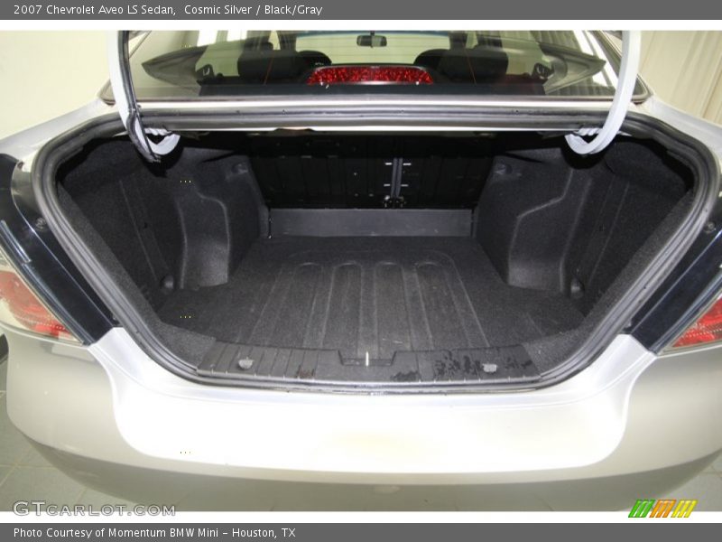 Cosmic Silver / Black/Gray 2007 Chevrolet Aveo LS Sedan